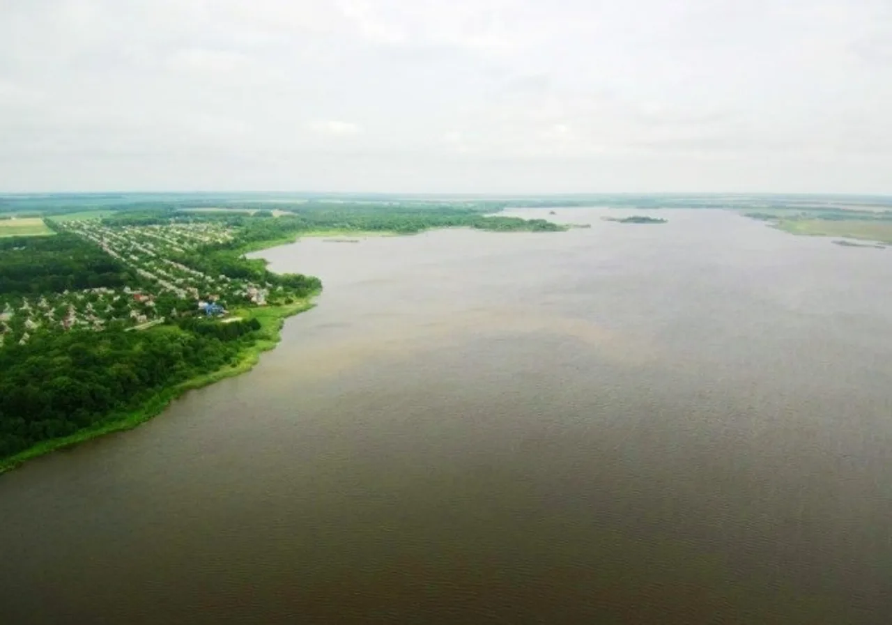 Риболовля на озері Петрик біля Вінниці 